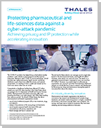 Protecting pharmaceutical and life-sciences data against a cyber-attack pandemic