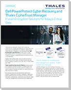 Dell PowerProtect Cyber Recovery and Thales CipherTrust Manager - Solution Brief