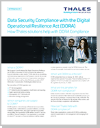 Data Security Compliance with the Digital Operational Resilience Act 