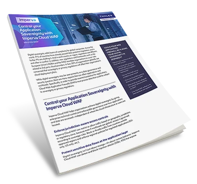 Application Sovereignty with Imperva Cloud WAF - Solution Brief