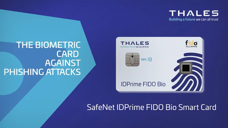 Authenticate faster and safer with the biometric security card: The SafeNet FIDO Bio Smart Card