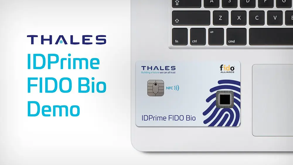 Set up in minutes the SafeNet FIDO Bio Smart Card