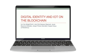 Digital Identity and IoT on the Blockchain - Webinar
