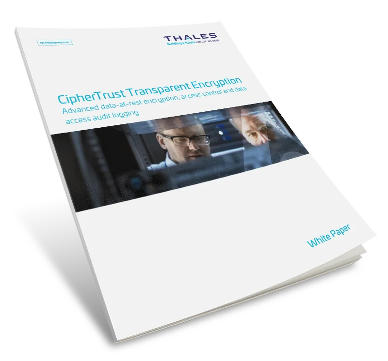 CipherTrust Transparent Encryption CipherTrust Transparent Encryption