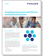 Simplifying cloud access with SSO and contextual authentication - Fact Sheet