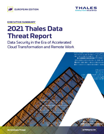 2021 data threat report cover page