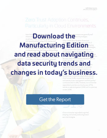 2022 data threat report manufacturing