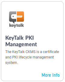 KeyTalk PKI 매니지먼트