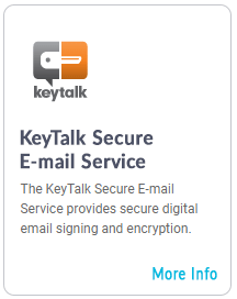 KeyTalk 보안 이메일 서비스