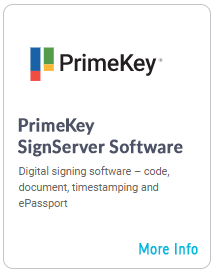 PrimeKey SignServer 소프트웨어