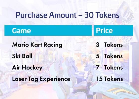 token graphic arcade