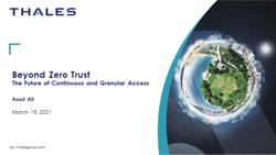 Beyond Zero Trust: The Future of Continuous and Granular Access