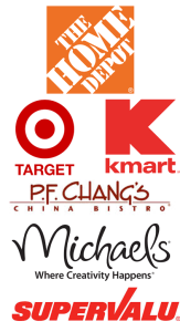 Breached Retailer Logos