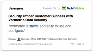 Customer Success With Vormetric Data Security